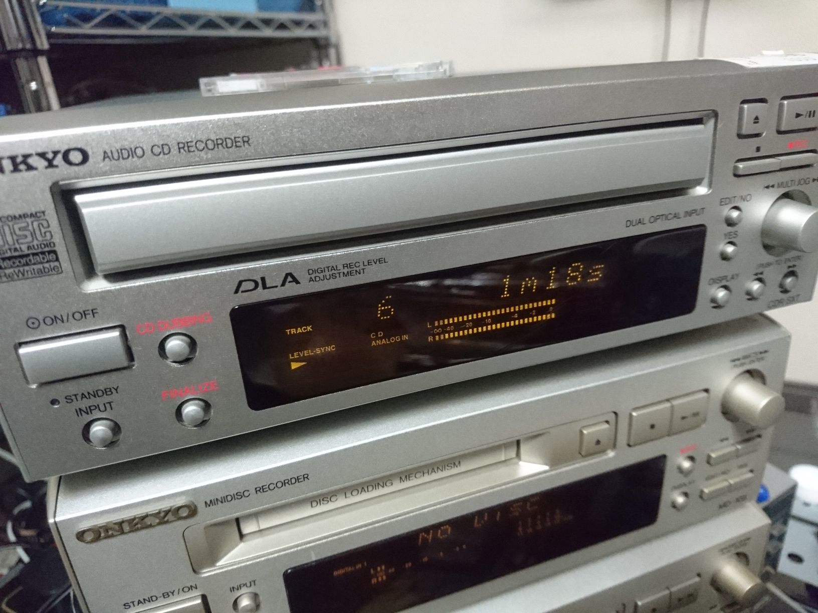 ONKYO CDデッキ CDR-SX★CDプレイヤー CDレコーダー DLA