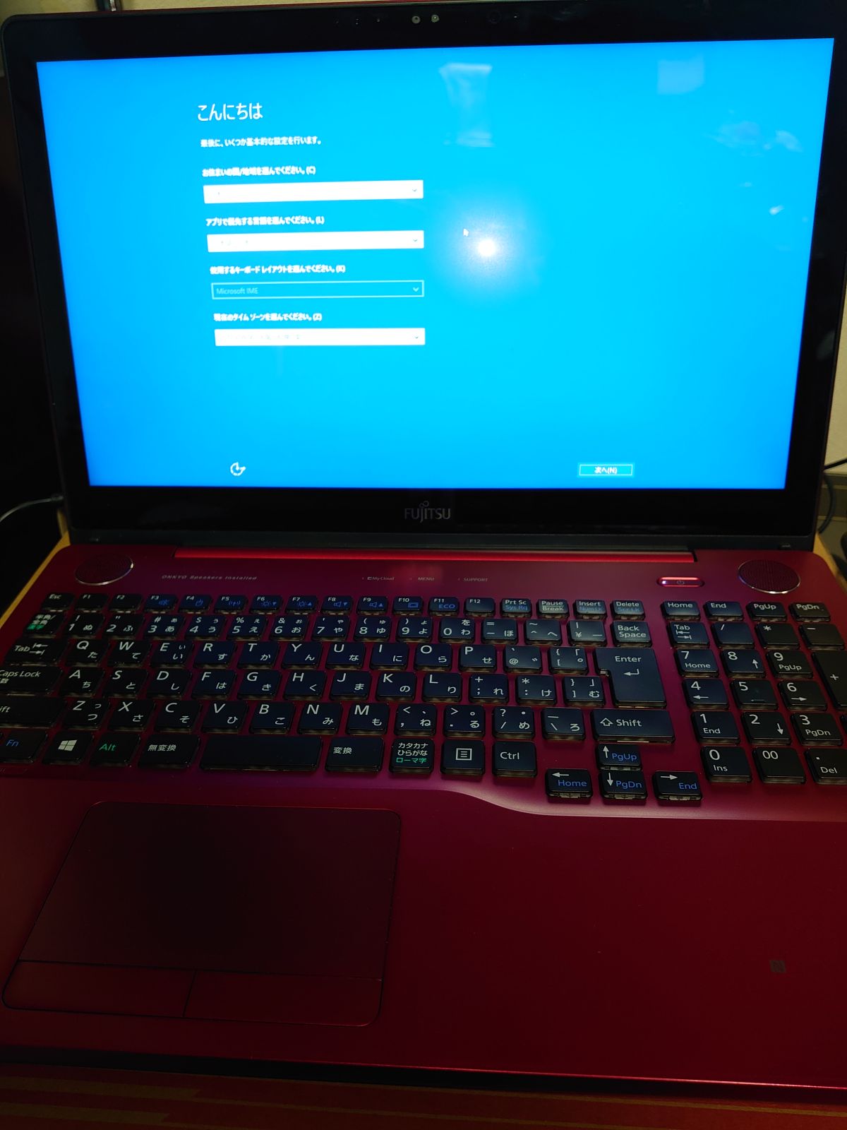 シルバーピーチ FMV LIFEBOOK AH77/RタッチパネルWin10Pro SSD256